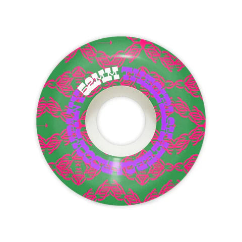 Girl WR41 Vibrating Wheels - 52mm Multi-Colored Skateboard Wheels for Smooth Rides & Tricks | Perfect for Street Skating & Park Performance
