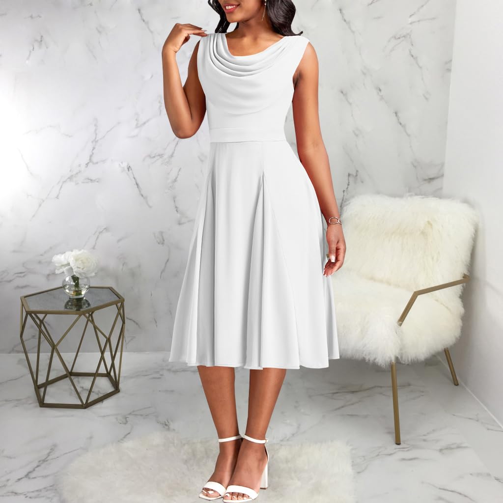 LightlyKiss Women's Summer Short Sleeve Blouse - Elegant Casual & Formal Tops for Wedding Guest, Church, Office Work | Breathable Comfort for Warm Weather