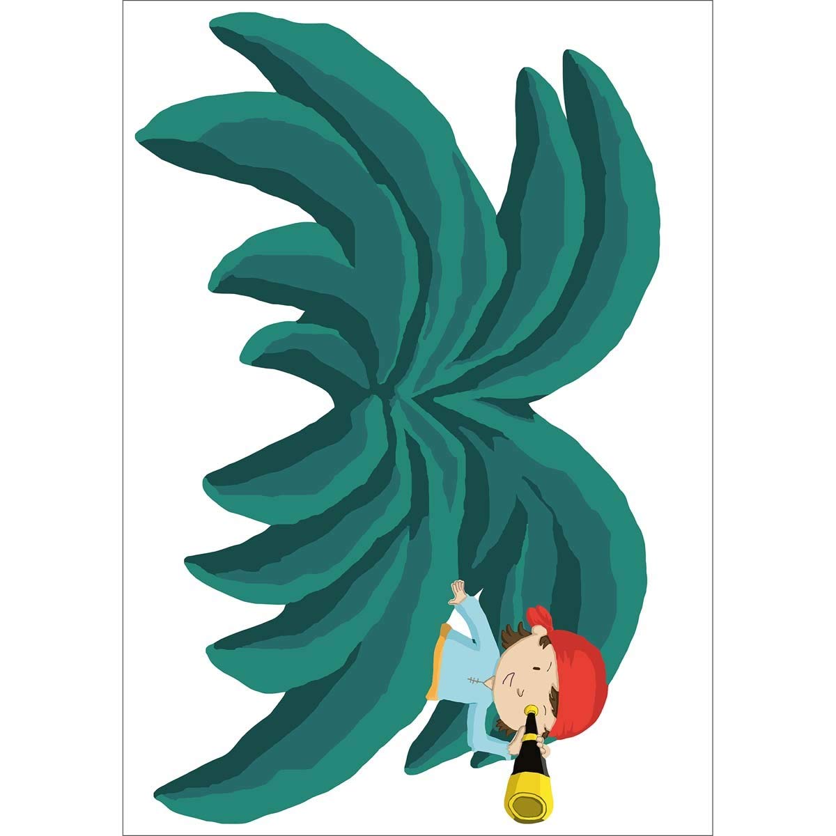 XX-Large Palm Trees and Pirates Wall Decals - Removable Home Decor Stickers for Living Room, Bedroom, Nursery | Tropical Themed DIY Wall Art for Kids & Adults