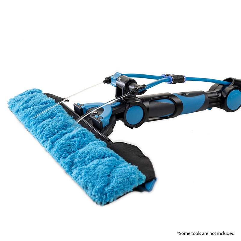 Moerman Spray Ray Complete Window Cleaning Kit with Squeegee & Scraper - Portable Carry Box for Home & Commercial Use - Perfect for Glass Doors, Windows & Mirrors