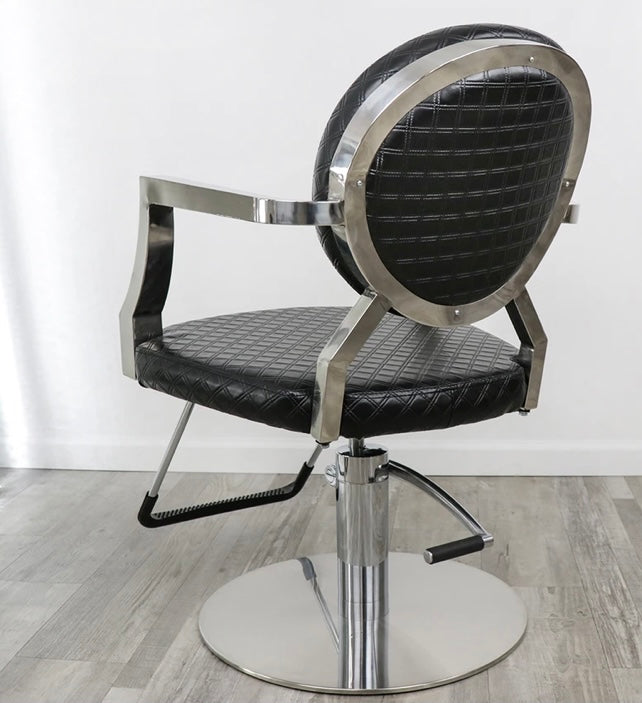 Victoria Salon Chair - Professional Hydraulic Barber & Beauty Salon Chair for Hairdressing, Styling, and Makeup - Perfect for Salons, Spas, and Home Use