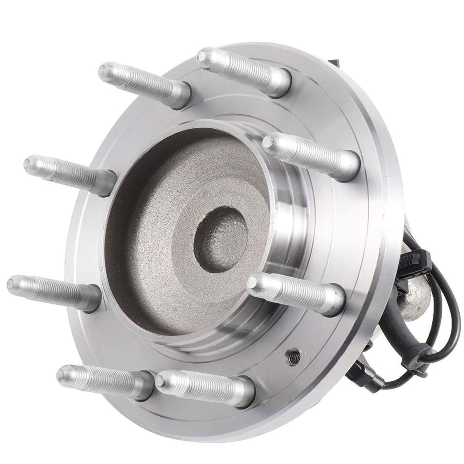 Chevrolet Silverado 2500HD 3500HD & GMC Sierra 2500HD 3500HD Front Wheel Bearing and Hub Assembly - 2WD with ABS, 8-Lug RWD SRW (Single Rear Wheel) - 2-Piece Set - Perfect for Off-Roading, Towing, and Heavy-Duty Truck Maintenance