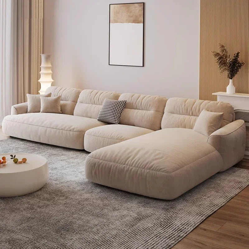 Lazy Para Sectional Lounge Sofa - Modern Comfort for Ultimate Relaxation | Perfect for Living Room, Home Theater & Family Gatherings