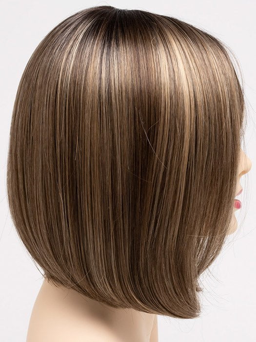 Carley Short Synthetic Wig with Mono Top - Natural Look Heat Resistant Hairpiece for Women - Perfect for Cosplay, Daily Wear & Costume Parties