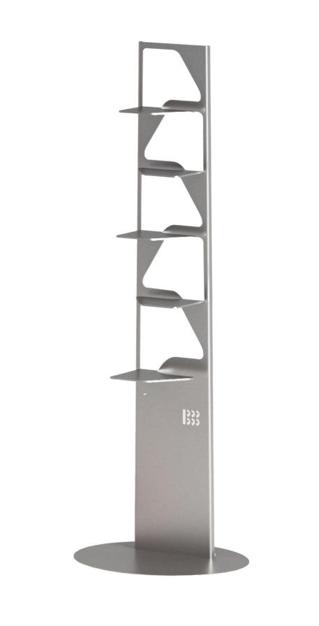 BBB Neanderthal Vertical Bookcase - Modern Wooden Bookshelf for Home & Office - Perfect for Living Room, Bedroom, and Study Organization