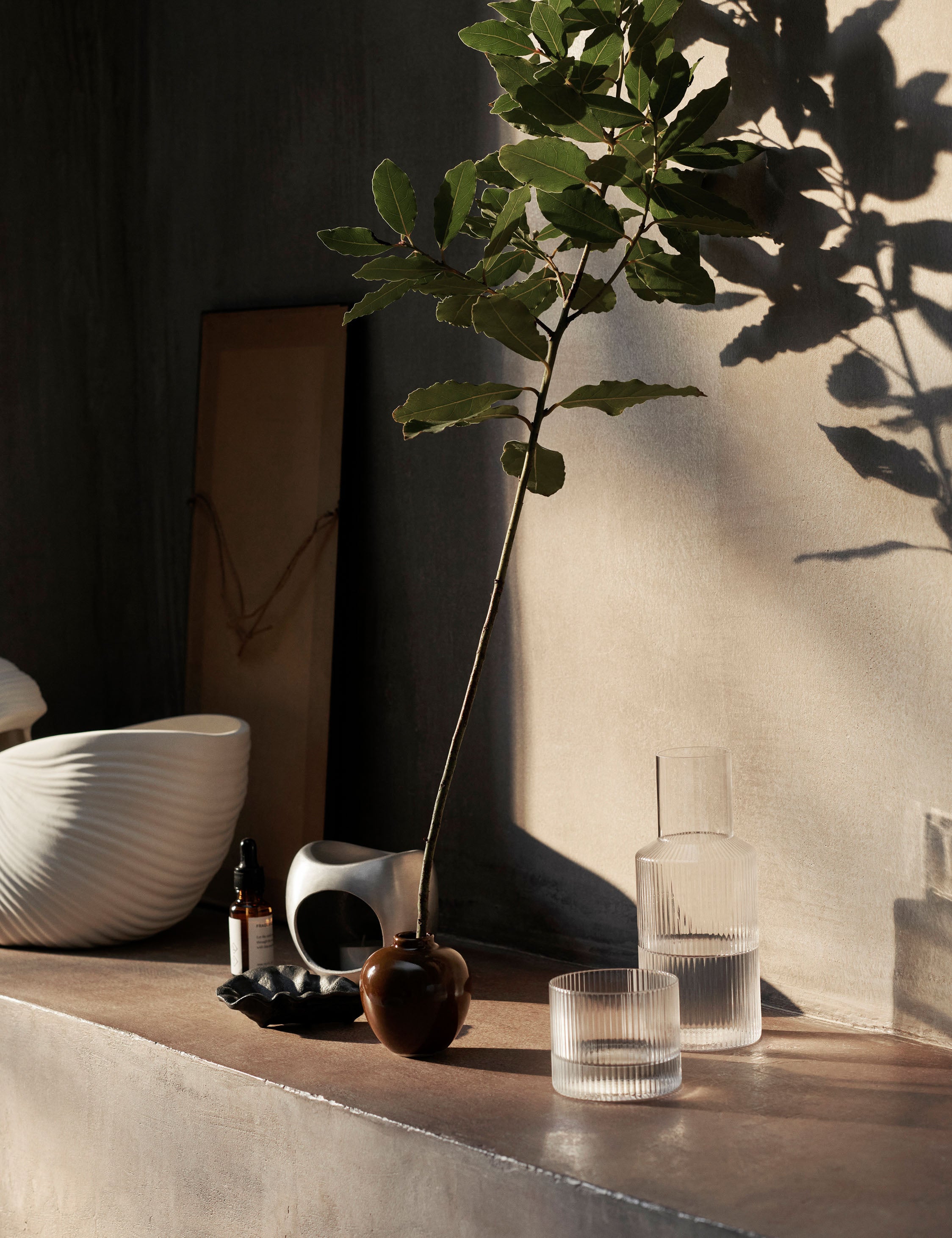 Ferm Living Ary I Mini Vase - Small Ceramic Home Decor for Table Centerpiece, Shelf Display, or Wedding Decorations - Perfect for Flowers, Succulents, and Modern Interior Design