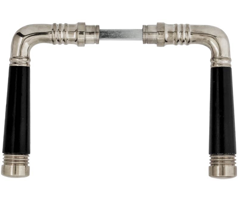 Albert Karlsson No. 691 Nickel Door Handle - Vintage Style Cabinet Pull Without Rosette - Perfect for Kitchen Cabinets, Dressers & Furniture Restoration