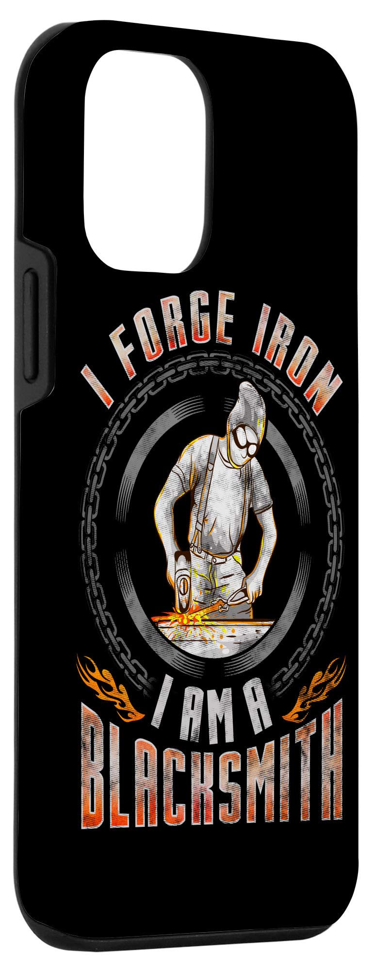 iPhone 12 Mini Case - Premium Forged Iron Design | Durable Blacksmith Inspired Phone Cover for Protection | Perfect for Outdoor, Work & Adventure Enthusiasts