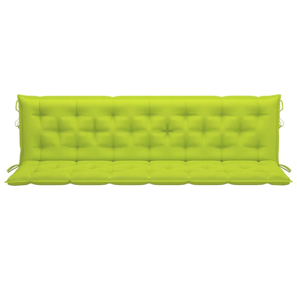 Indoor Outdoor Chair Cushion - Waterproof Garden Swing Seat Pad - Replacement Cushion for Patio Furniture, Recliner & Swing Chair - Bright Green 78.7