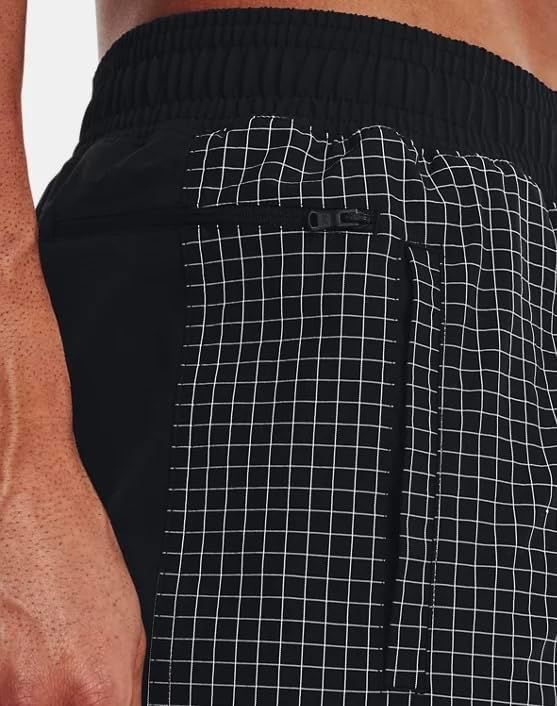 Under Armour Men's Project Rock Unstoppable Workout Shorts - Black | Breathable & Quick-Dry Gym Shorts for Running, Training & Fitness | AS1 Alpha Size M Regular Fit