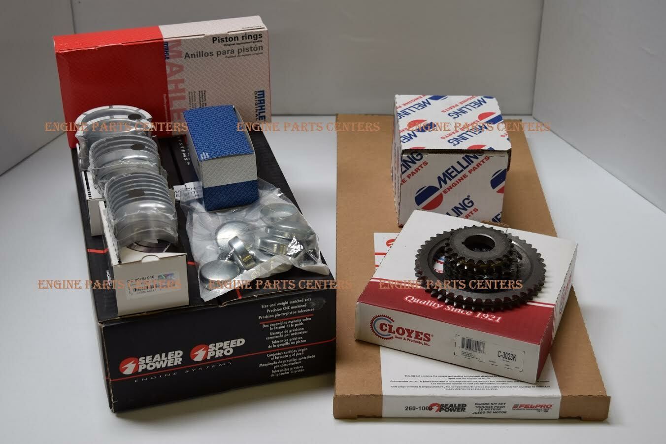 Cadillac 500 Engine Rebuild Kit - Pistons, Rings, Timing Chain, Oil Pump, Bearings & Gaskets - Compatible with 1970-1973 Models - Perfect for Classic Car Restoration & Performance Upgrades