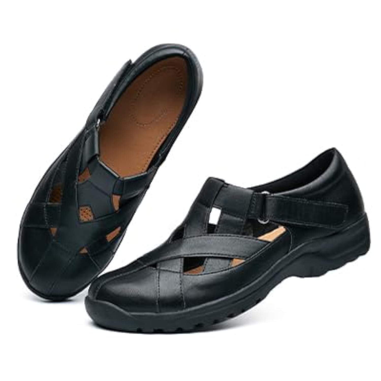 VERDASCO Women's Wide Width Loafers - Comfortable Casual Flats & Sandals for Work, Travel & Everyday Wear - Classic Dressy Slip-On Shoes for Wide Feet