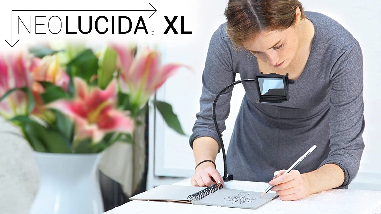 XL Transparent Camera Lucida Drawing Tool - Professional Artist Sketching Aid for Realistic Tracing & Perspective Drawing - Perfect for Beginners, Students, and Art Enthusiasts