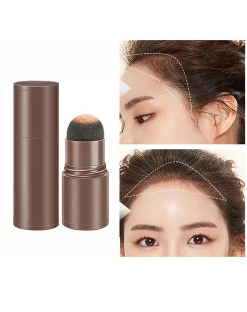 Glowhouse Hairline Shadow Powder Stick - Eyebrow & Hair Powder for Natural Look (Brown, 1 Pack) | Waterproof & Long-Lasting | Perfect for Daily Makeup, Touch-Ups & Covering Gray Hair