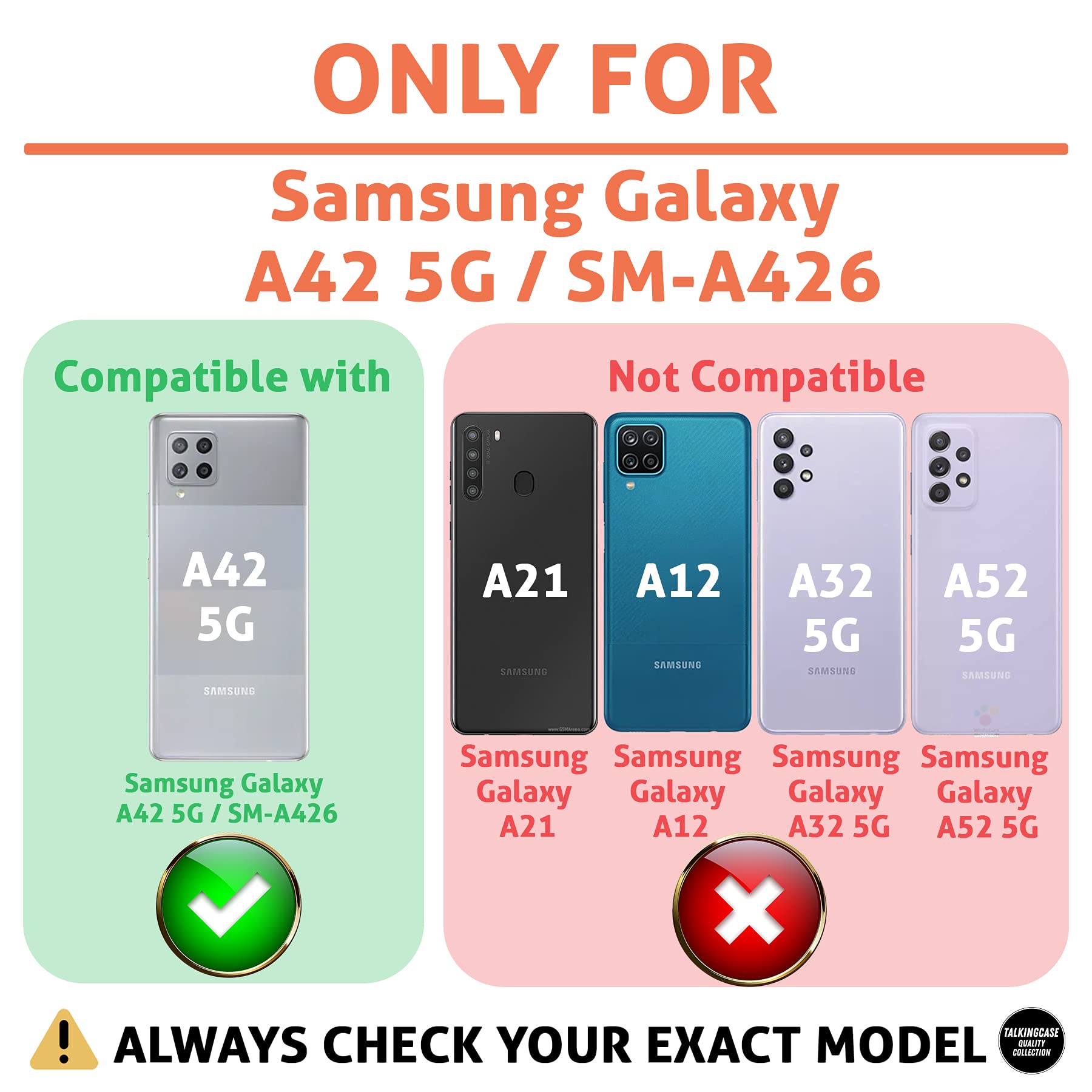 Slim Thin Gel TPU Case for Samsung Galaxy A42 5G - Lightweight Flexible Soft Anti-Scratch Protective Cover with Gameboy Print | Perfect for Gaming, Daily Use & Travel | Printed in USA