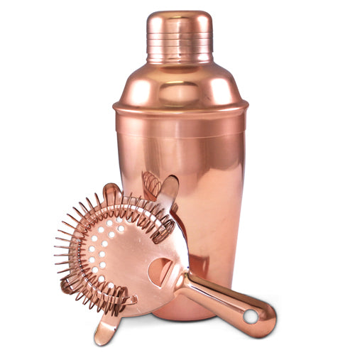 BarConic® Four Prong Strainer - Premium Copper Plated Cocktail Strainer for Bartenders & Mixologists | Perfect for Crafting Cocktails, Mocktails & Infused Drinks at Home Bars & Professional Mixing