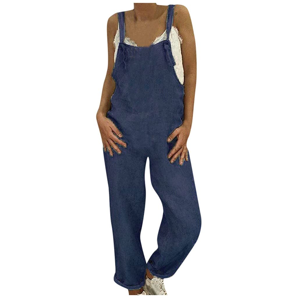 Sukilimiy Women's Sleeveless Scoop Neck Short Jumpsuit - Plus Size Wide Leg Romper & Bodycon Tank Unitard - Perfect for Summer Outfits, Beach Vacations & Casual Wear