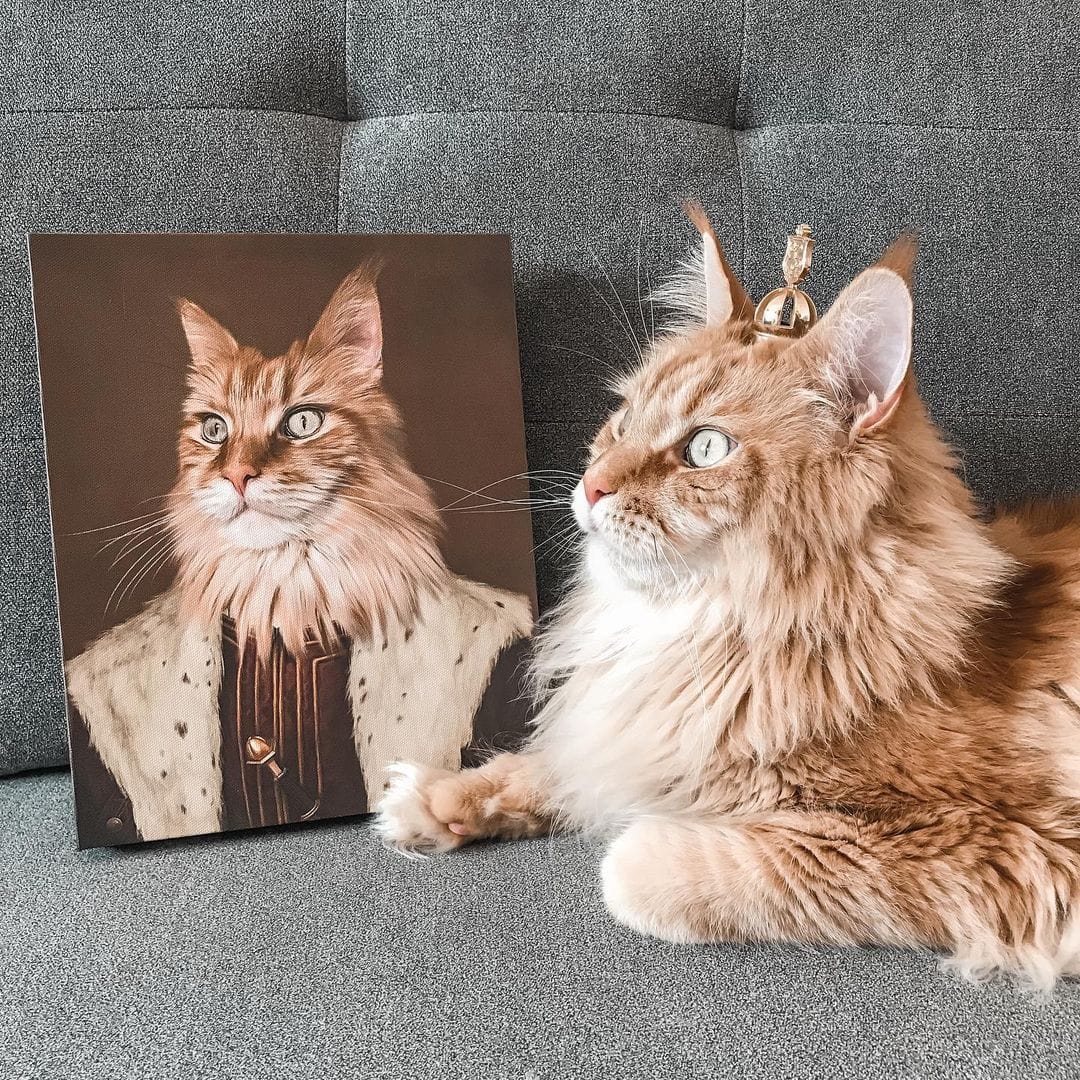 Custom Pet Canvas Portrait - Personalized Pet Art for Dogs & Cats - Perfect for Home Decor & Gifts
