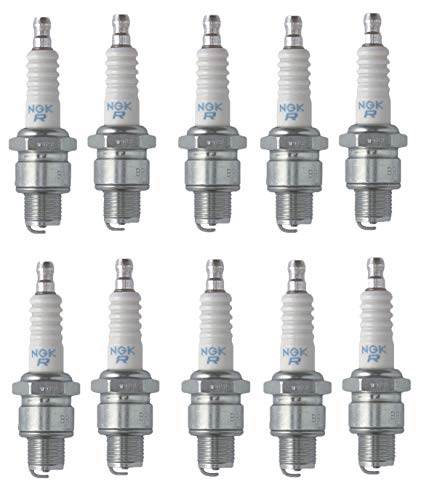 (10-Pack) NGK BR6HS Spark Plugs (Stock #3922) - High Performance Ignition Plugs for Cars, Motorcycles, ATVs & Small Engines - Perfect for Tune-Ups & Engine Maintenance