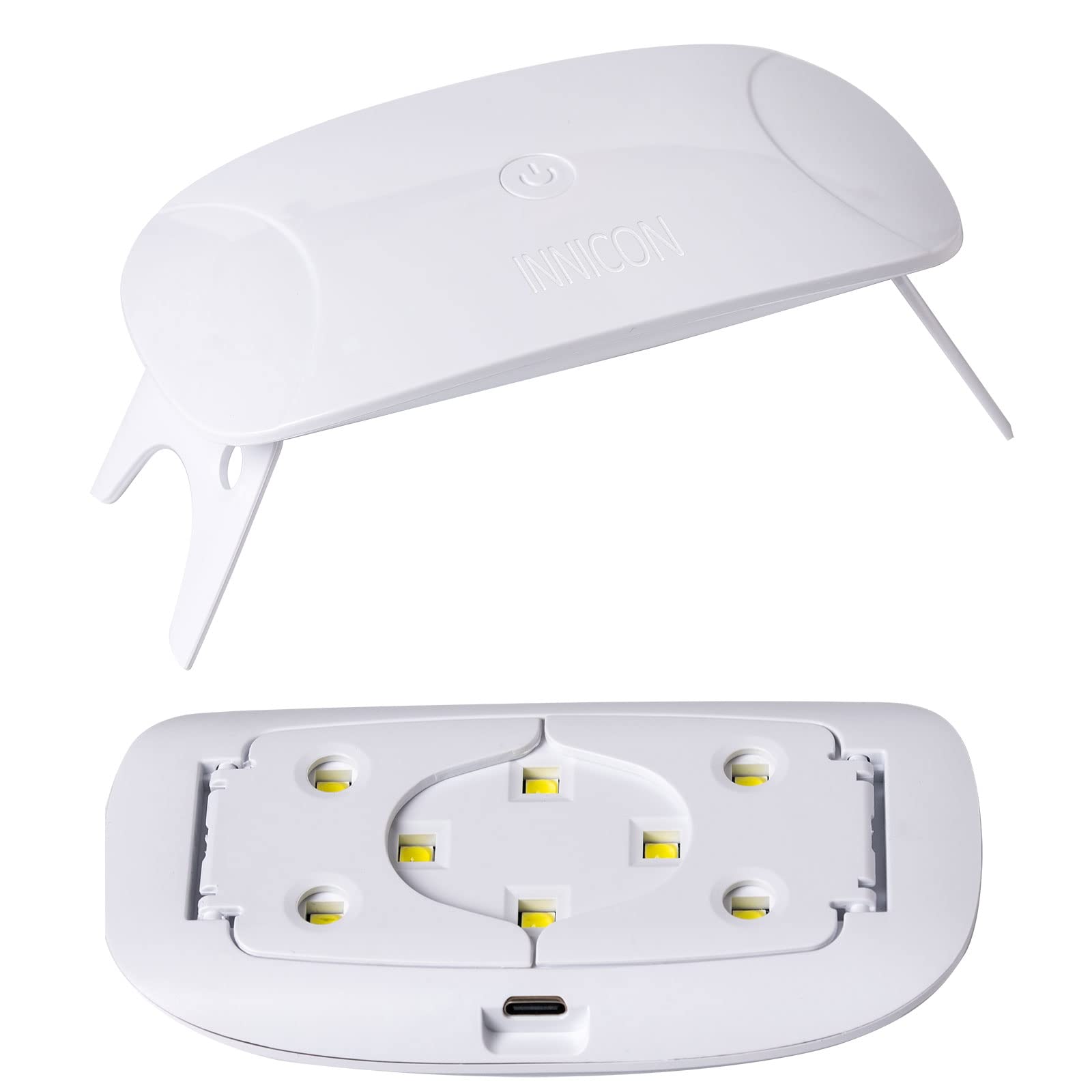INNICON Professional LED Nail Lamp for Gel Polish - 48W UV/LED Nail Dryer for Semi-Permanent Soak Off Gel Nail Polish - Fast Curing Manicure Tool for Home & Salon Use - Perfect for Nail Art, Gel Extensions & DIY Manicures