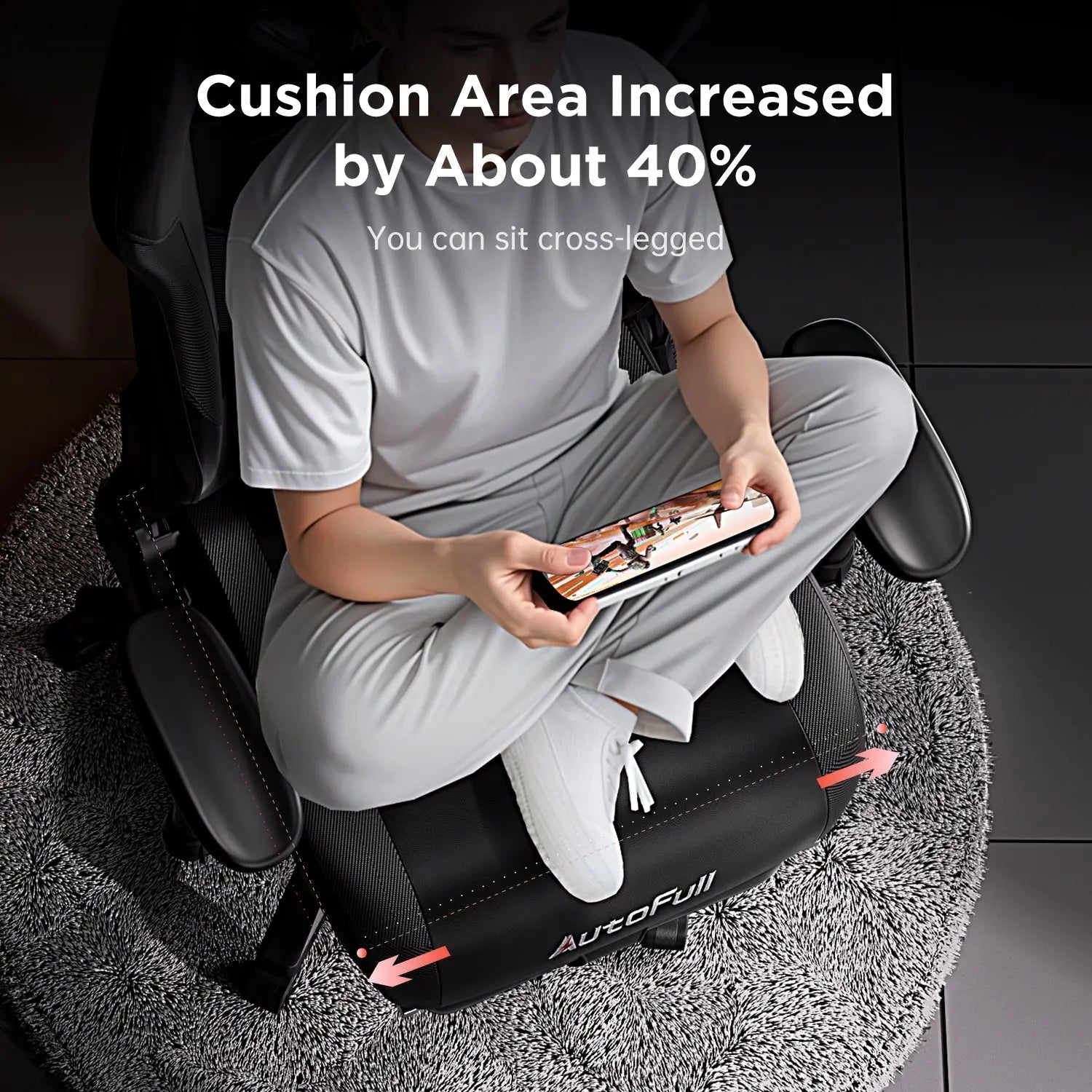 AutoFull C3 Pro Ergonomic Gaming Chair with Upgraded Lumbar Support - Perfect for PC Gaming, Office Work & Home Comfort