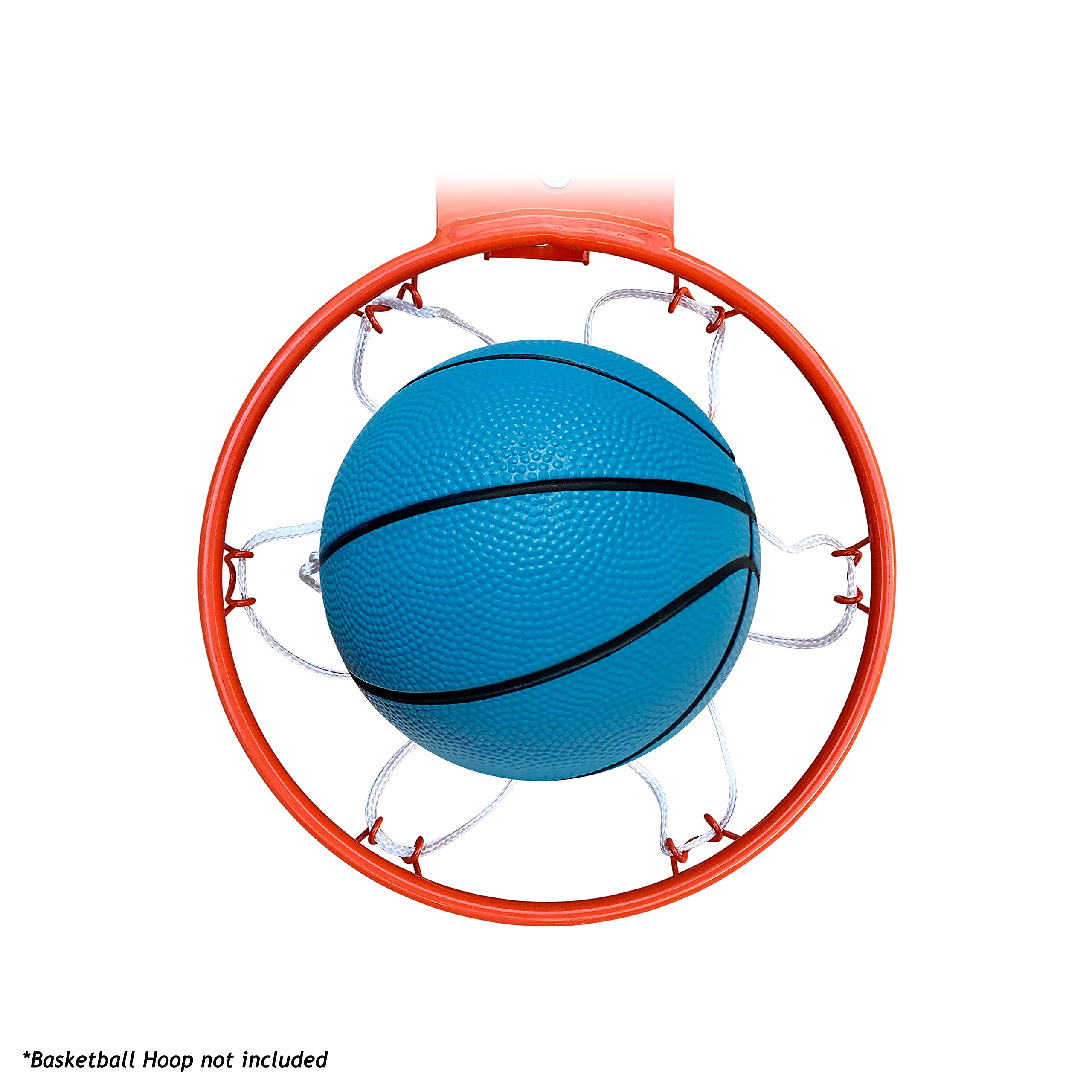 5 Inch Foam Mini Basketball for Indoor Play - 2 Pack Safe & Quiet Foam Balls | Perfect for Over-The-Door Mini Hoop Sets | Fun Basketball Game for Kids & Adults | Great for Bedroom, Office & Dorm Room Sports (Green & Blue)