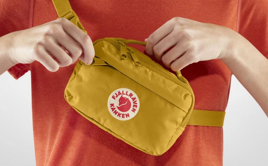 Fjallraven Kanken Hip Pack - Water-Resistant Waist Bag for Travel, Hiking & Everyday Use | Compact Crossbody Fanny Pack with Adjustable Strap
