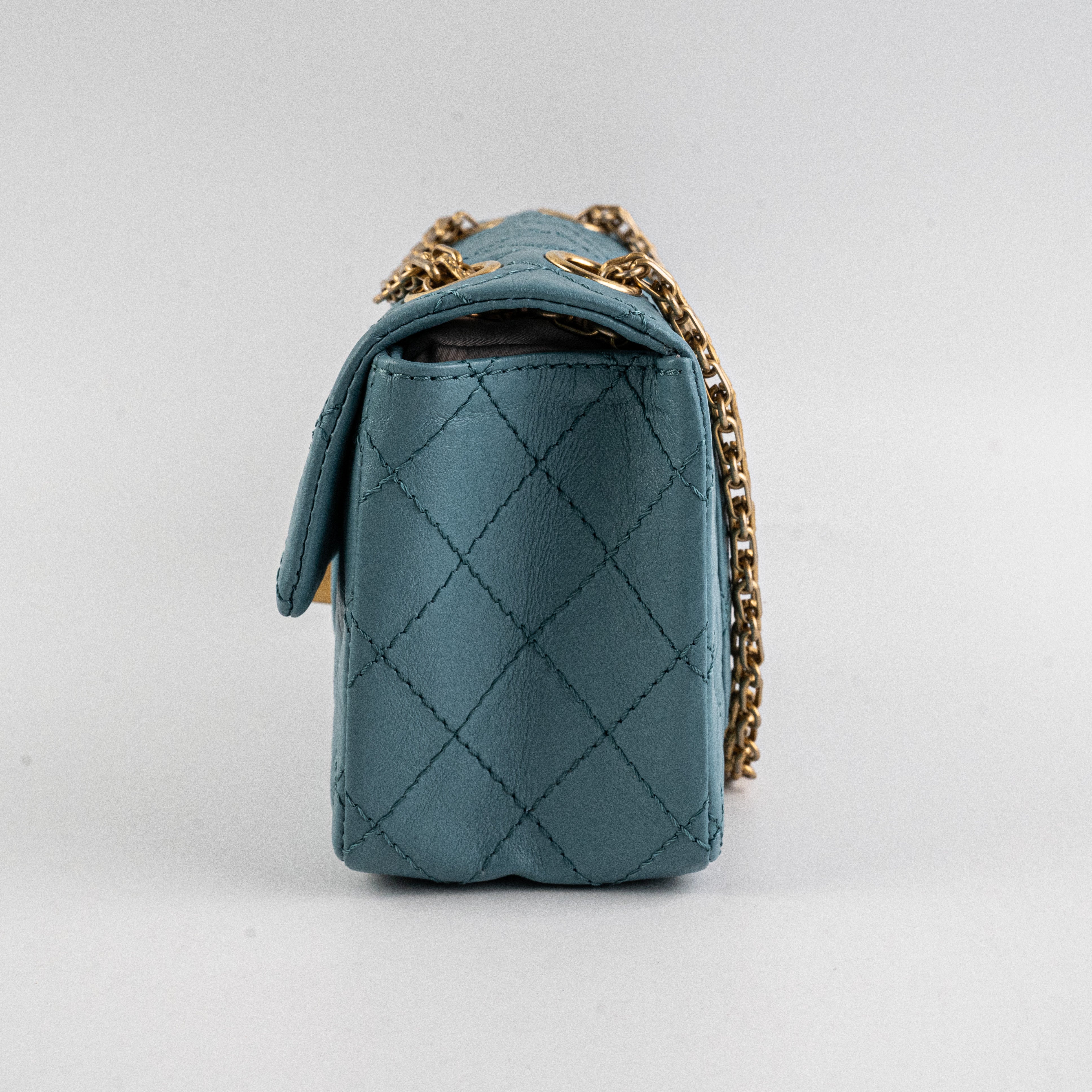 Chanel Mini Reissue Flap Bag in Blue - Luxury Crossbody Purse for Women | Perfect for Date Night, Parties & Everyday Use