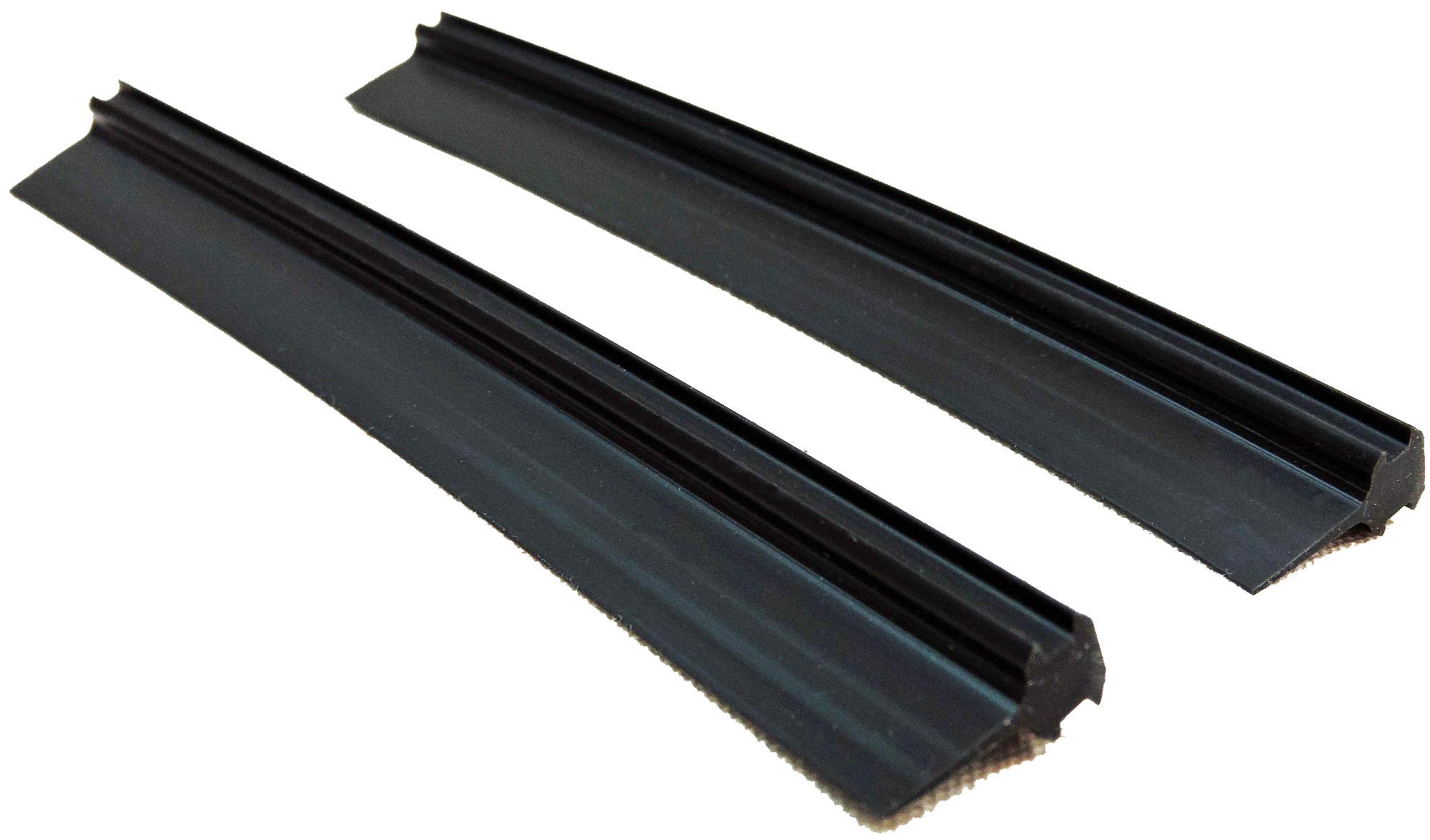 Premium Black Replacement Wiper Blades for Cleaning Machines - 2-Pack Set - Perfect for Car Wash, Window Cleaning, and Industrial Equipment Maintenance