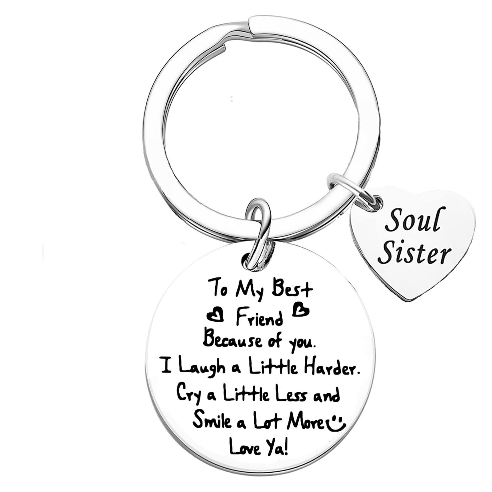 Best Friendship Gifts for Women - Unique BFF Keychains & Jewelry - Perfect Birthday Present for Best Friends - Great for Anniversaries, Graduations, and Special Occasions