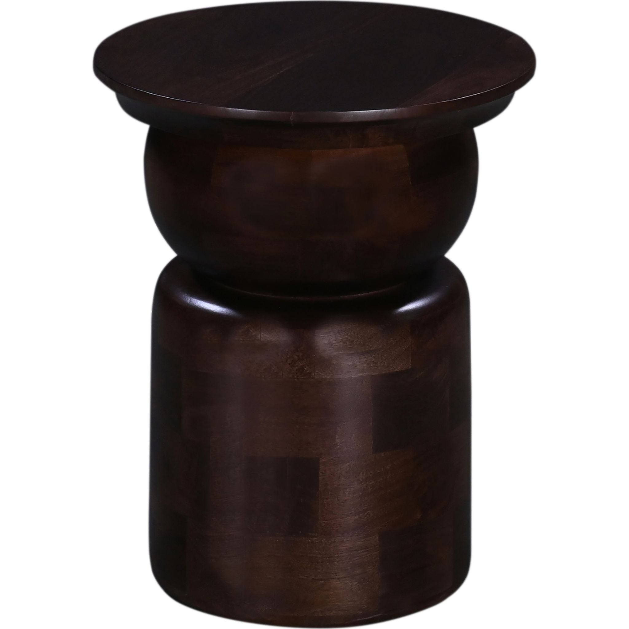 Bela Walnut End Table - Modern Side Table for Living Room, Bedroom, or Office - Small Accent Table with Sturdy Wooden Frame - Perfect for Lamps, Books, and Decor