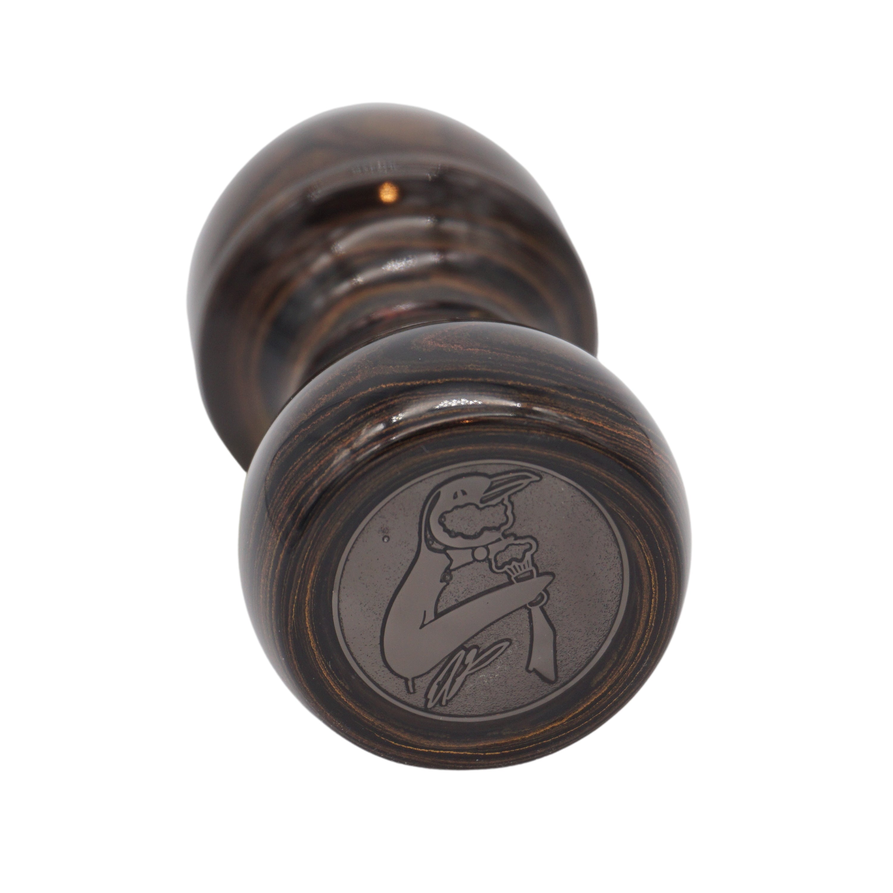 Premium Honey Ebonite Handcrafted Shaving Brush Handle - Fits 24mm & 26mm Knots - Perfect for Wet Shaving & Barber Shop Use - Luxury Grooming Gift for Men
