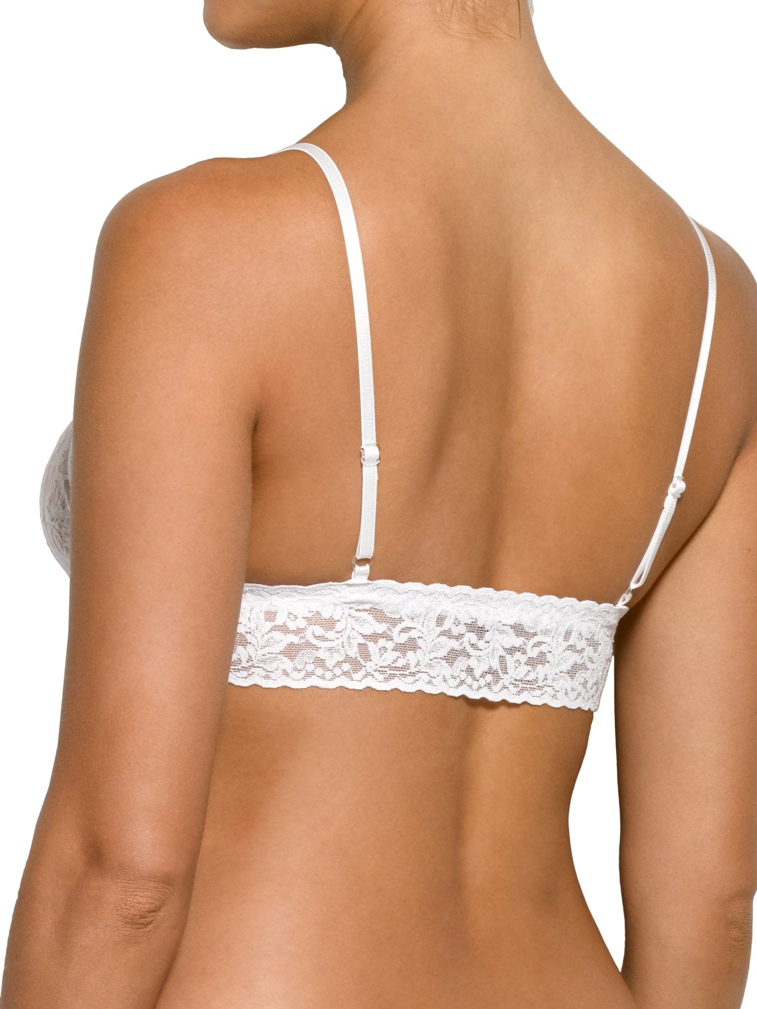 Signature Lace® Padded Triangle Bralette - Comfortable Wireless Bra for Women, Soft Stretchy Fabric, Light Support - Perfect for Yoga, Lounge & Everyday Wear