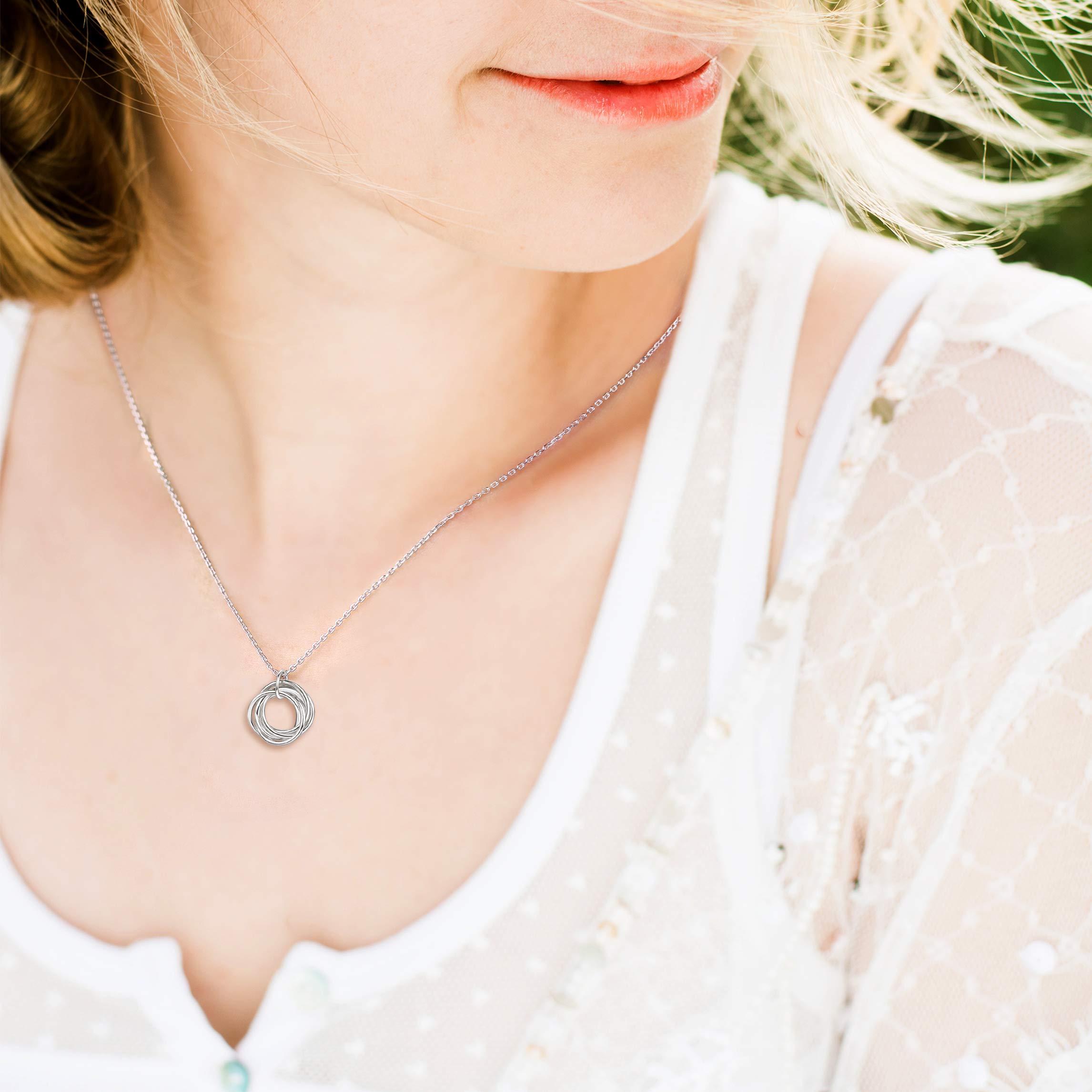 30th 40th 50th 60th 70th 80th 90th Birthday Gifts for Women - 925 Sterling Silver Happy Birthday Necklace Jewelry - Perfect for Milestone Celebrations, Anniversaries & Special Occasions