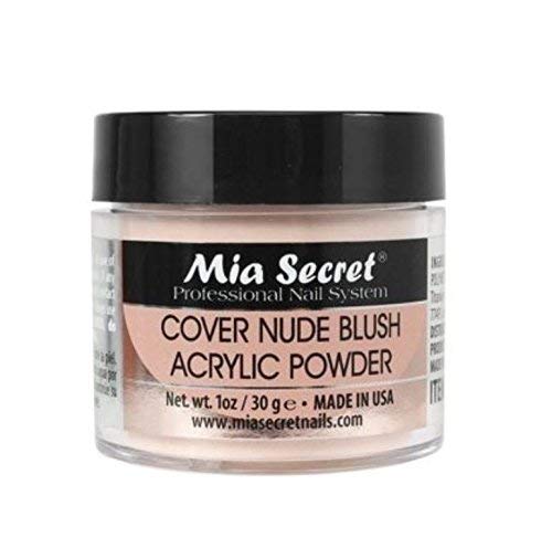 Mia Secret Acrylic Powder - Cover Nude Blush 1 oz for Nail Art & Acrylic Nail Extensions - Perfect for Salon & Home Manicures