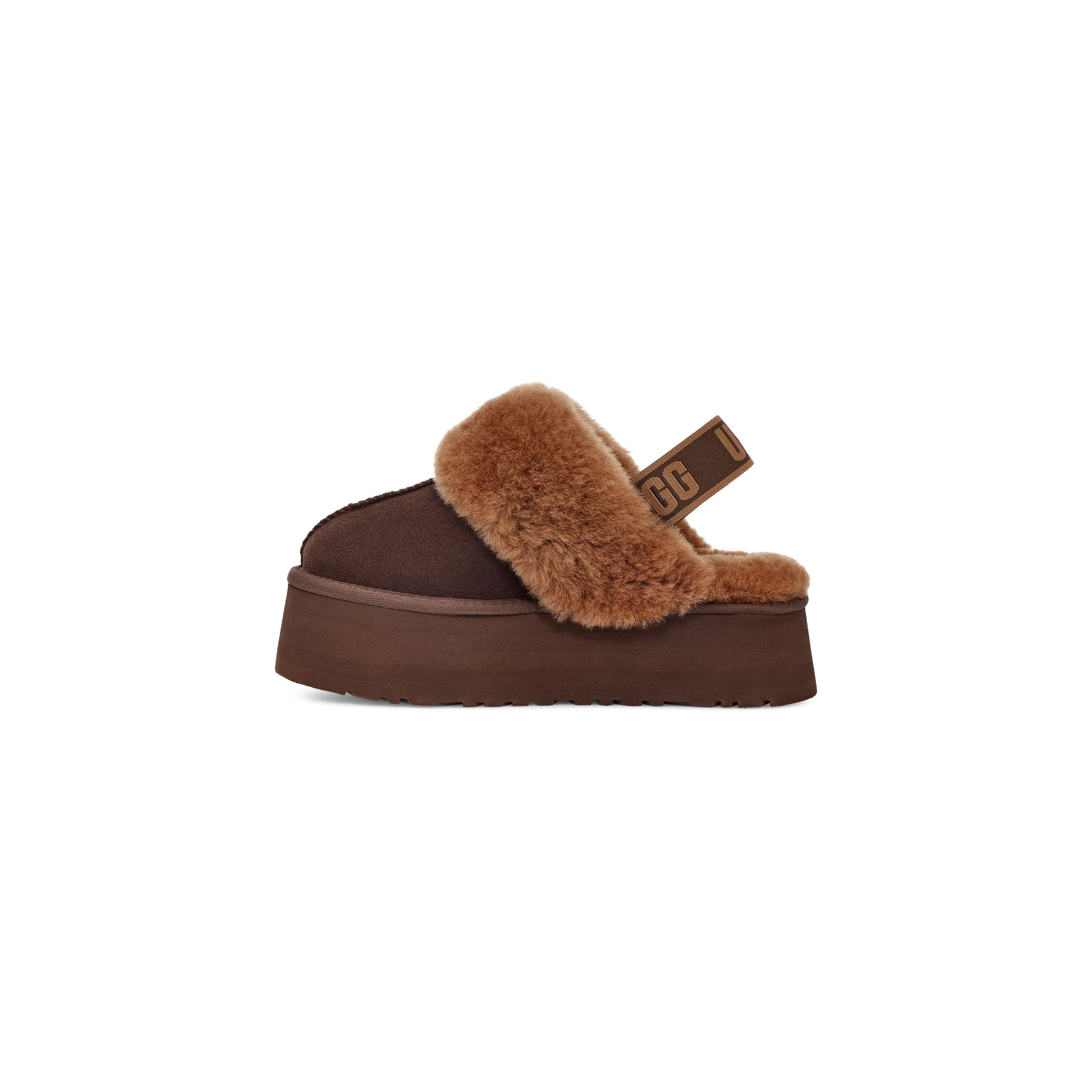 UGG Women's Funkette Slippers in Burnt Cedar - Cozy Indoor/Outdoor House Shoes for Winter Comfort & Style