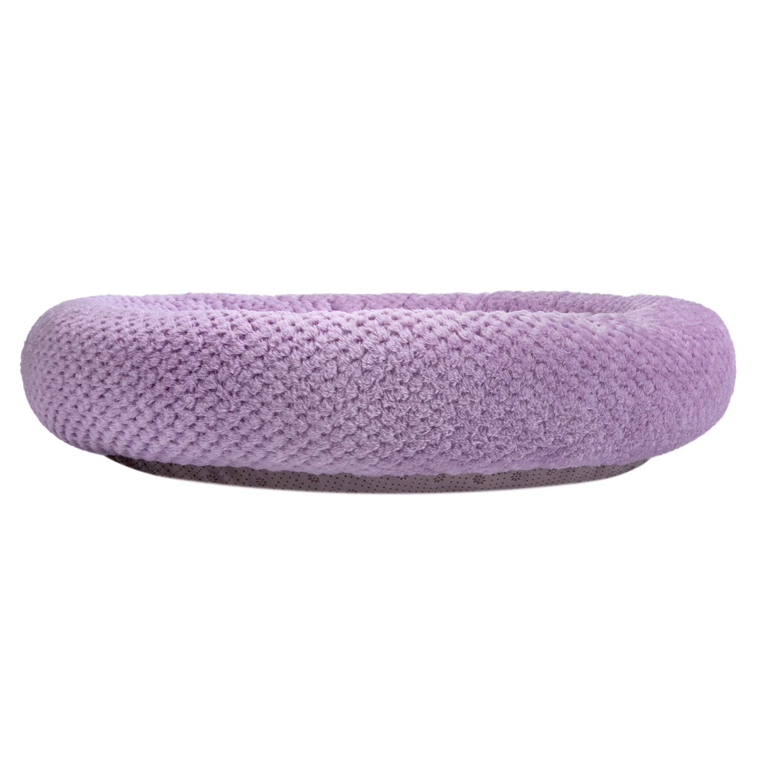 WONDER MIRACLE Fuzzy Deluxe Pet Bed - Super Soft Plush Dog & Cat Bed for Crates, Washable & Durable (24