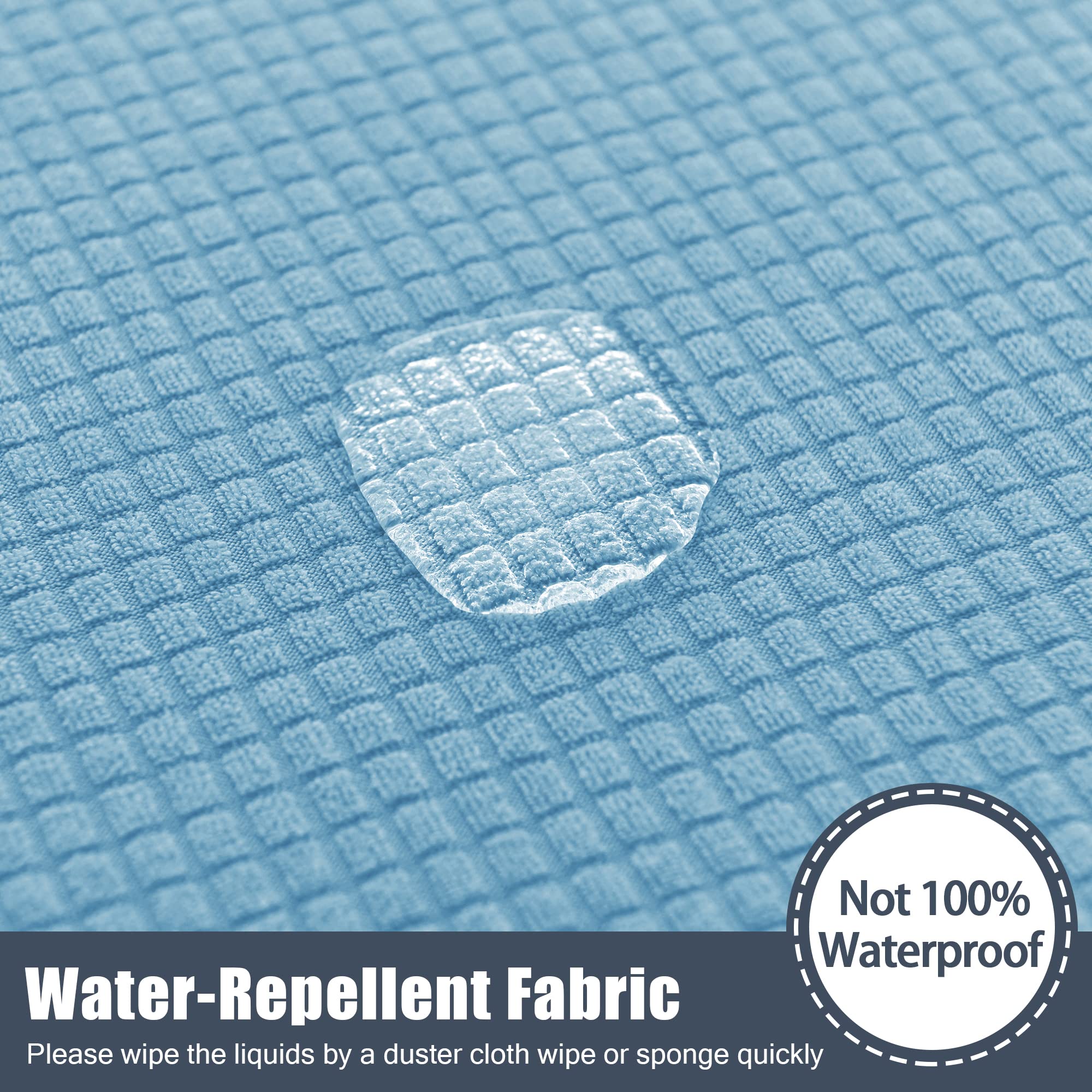 Stretch Sofa Slipcover Waterproof Couch Cover - Soft Elastic Furniture Protector for Pets & Kids - Light Blue XL - Perfect for Living Room, Family Room & Pet-Friendly Homes