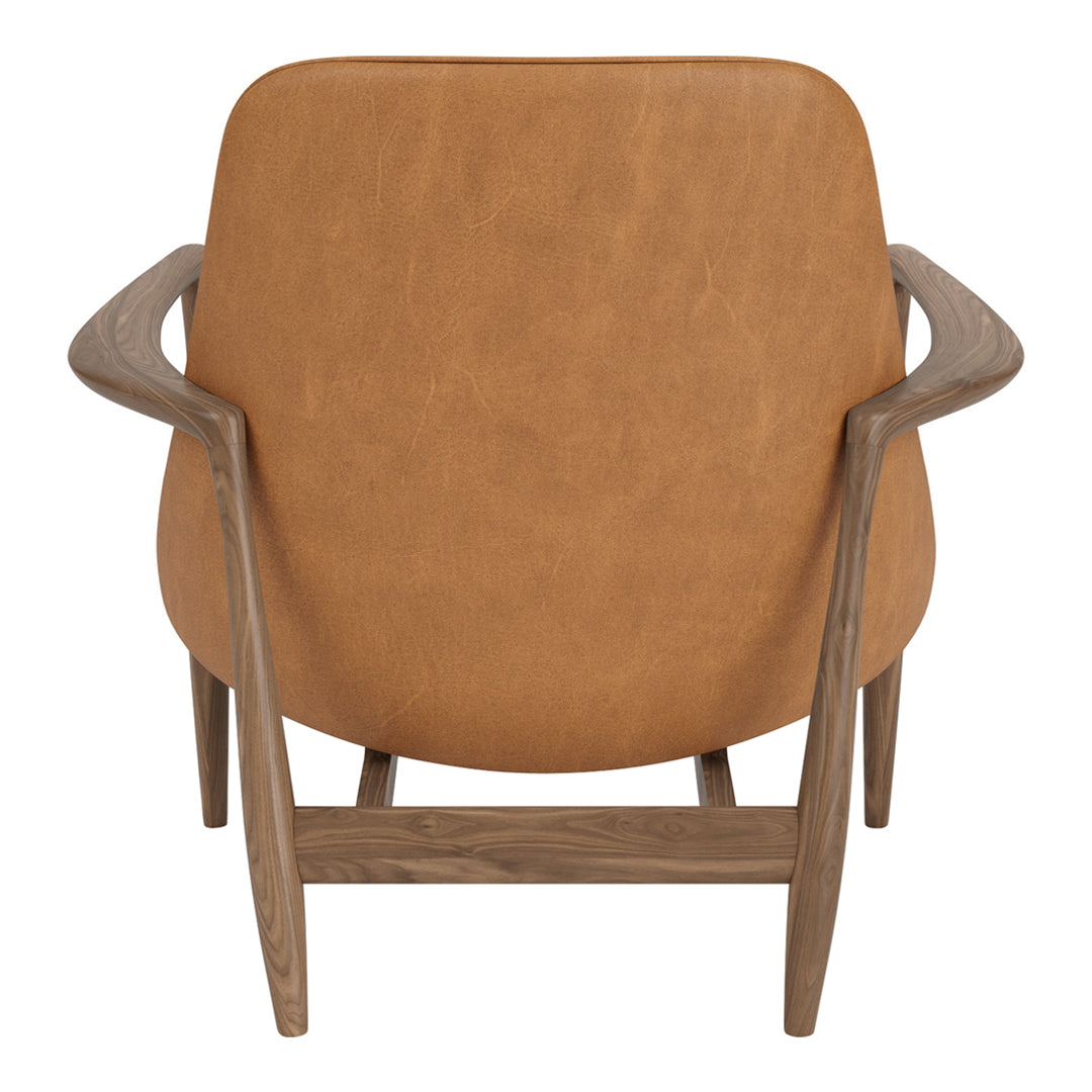 Elizabeth Lounge Chair - Modern Accent Chair for Living Room, Bedroom & Office - Comfortable Upholstered Reading Chair with Solid Wood Legs - Perfect for Relaxing, Reading & Napping