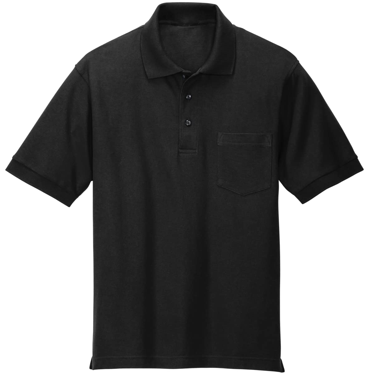 Joe's USA Men's Silk Touch Pocket Polo Shirts - Regular, Big & Tall Sizes - Comfortable & Stylish for Work, Casual & Business Events