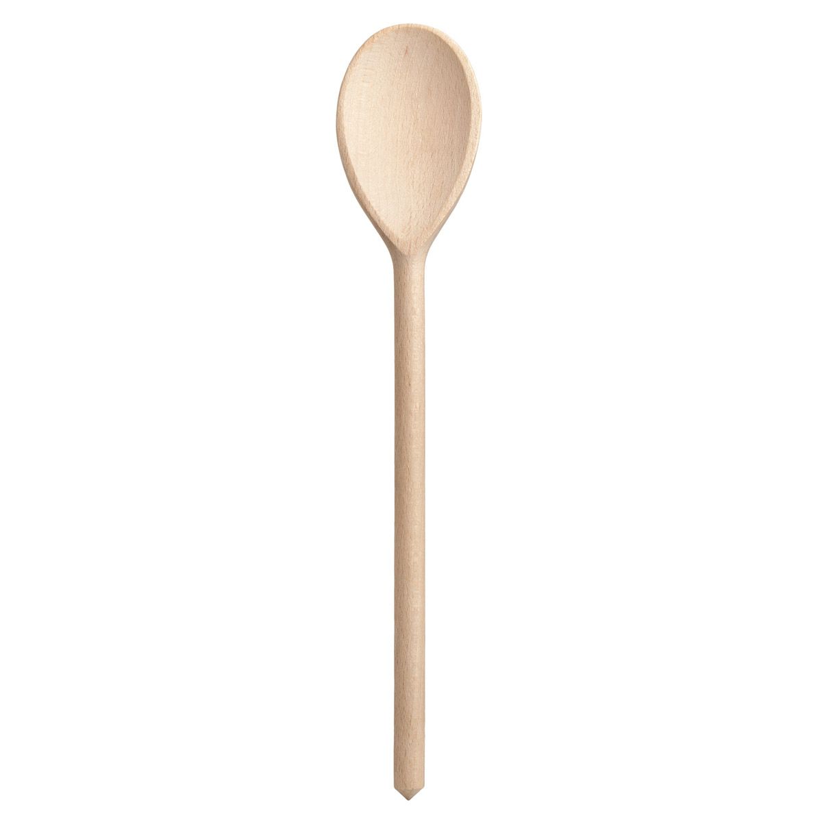 Premium Beechwood Spoon Set of 12 - Natural Wooden Kitchen Utensils for Cooking, Baking & Serving - Eco-Friendly & Durable Wood Spoons for Everyday Use