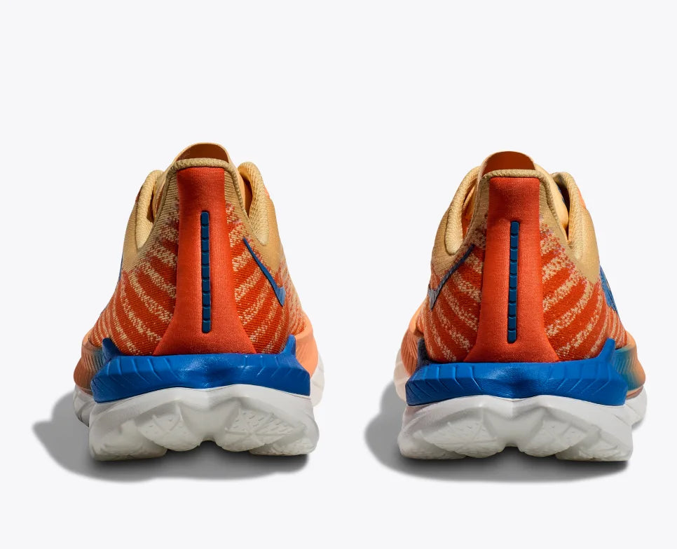 HOKA Mach 5 Running Shoes for Men - Lightweight Performance Sneakers in Impala/Vibrant Orange | Perfect for Road Running, Training & Daily Wear
