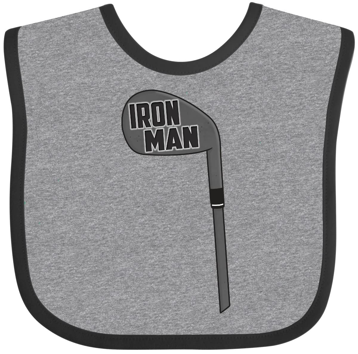 Inktastic Iron Man Baby Bib - Superhero Themed Drool Bib for Infants & Toddlers - Perfect for Feeding, Playtime & Photo Shoots