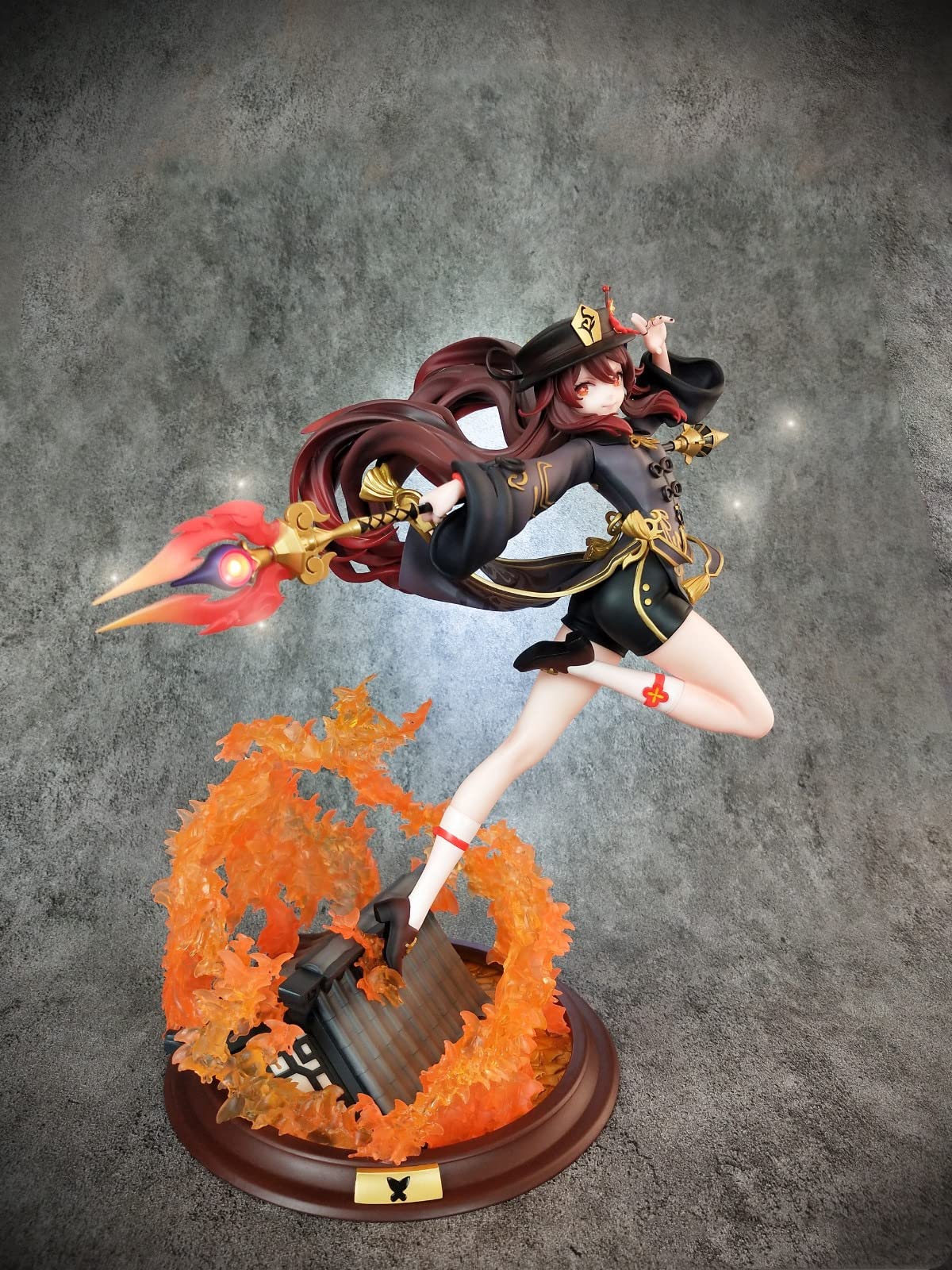ISSURIA Deluxe Edition Hu Tao Action Figure - Genshin Impact Anime Collectible, Removable Pretty Girl Model for Otaku Fans, Perfect Birthday Gift for Gamers & Anime Lovers | Display for Home, Office, or Gaming Room Decor
