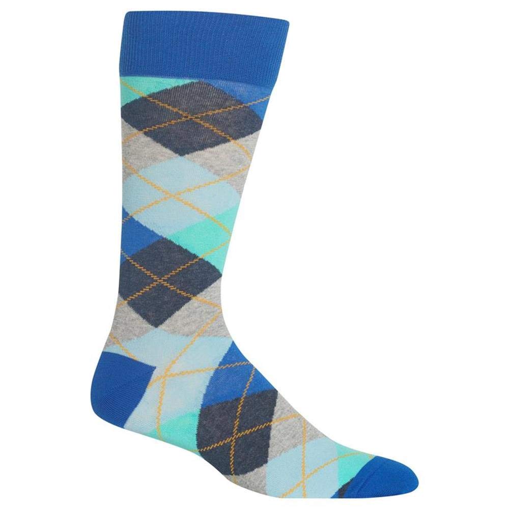 Hot Sox Men's Argyle Socks - 1 Pair for Shoe Size 6-12.5 - Perfect for Office, Casual, and Formal Wear
