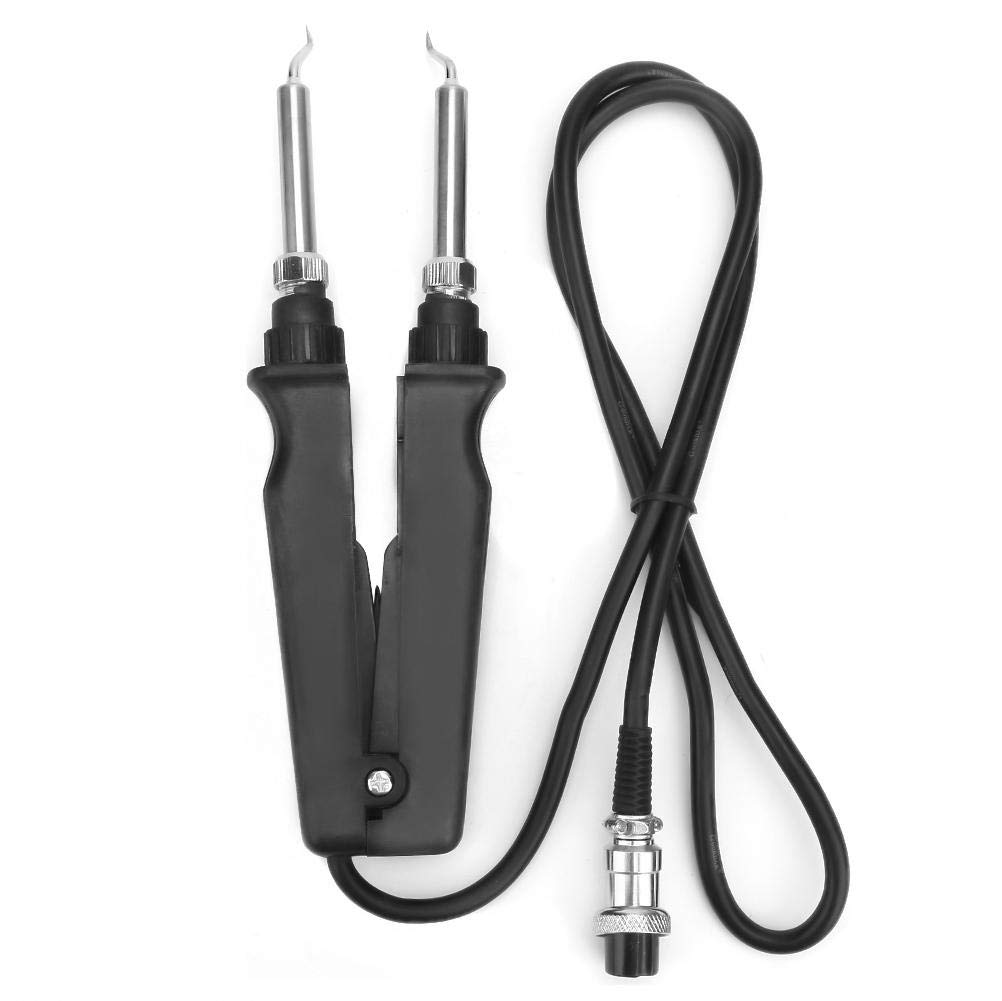 60W SMD Rework Soldering Iron Tweezer Kit - 220V Desoldering Tool for Densely Mounted Circuit Boards | Perfect for Electronics Repair, PCB Work & DIY Projects