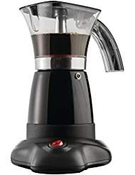 Brentwood Moka Expresso Maker - 1 Cup Stovetop Espresso Coffee Machine, Black - Perfect for Home, Office & Camping Use