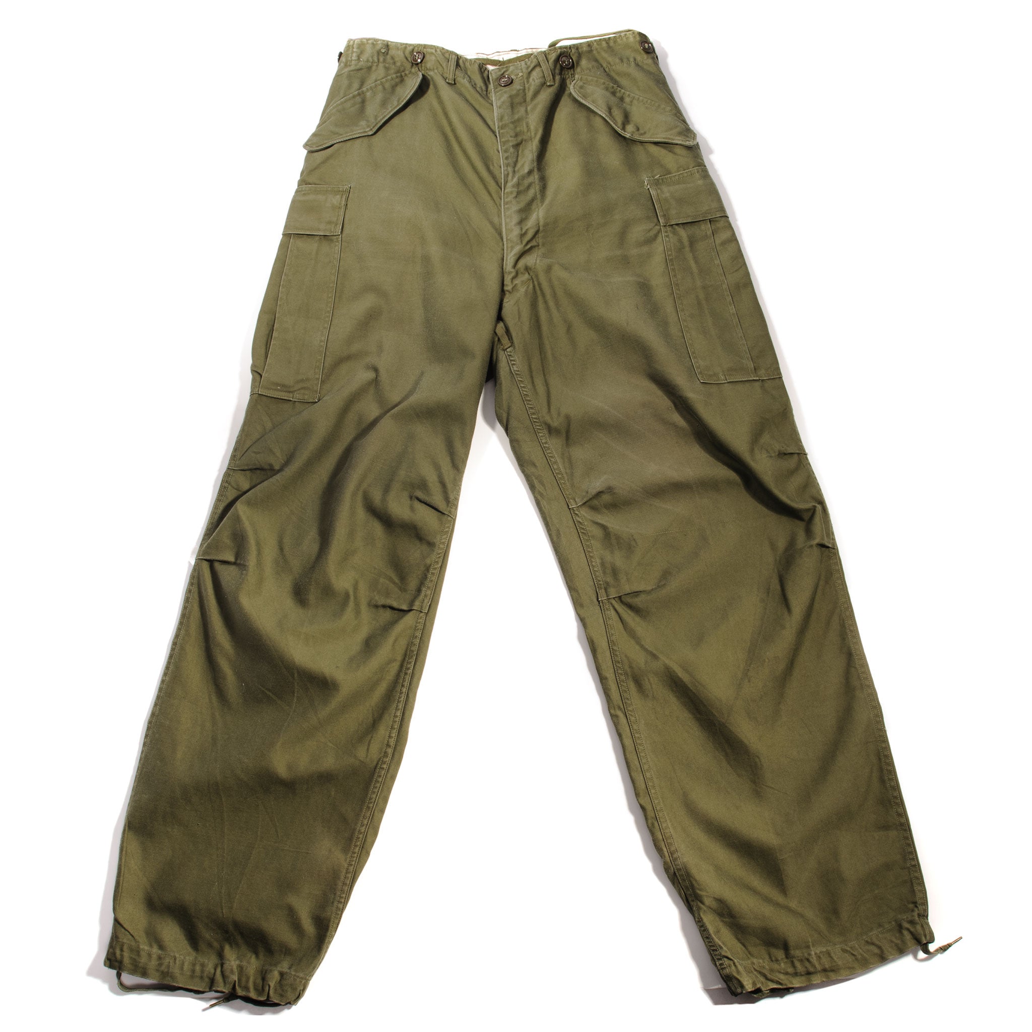 Vintage US Army M51 Field Trousers - Korean War Era (1950s) - Medium Long Size 36x32 - Authentic Military Pants for Reenactment & Outdoor Adventures