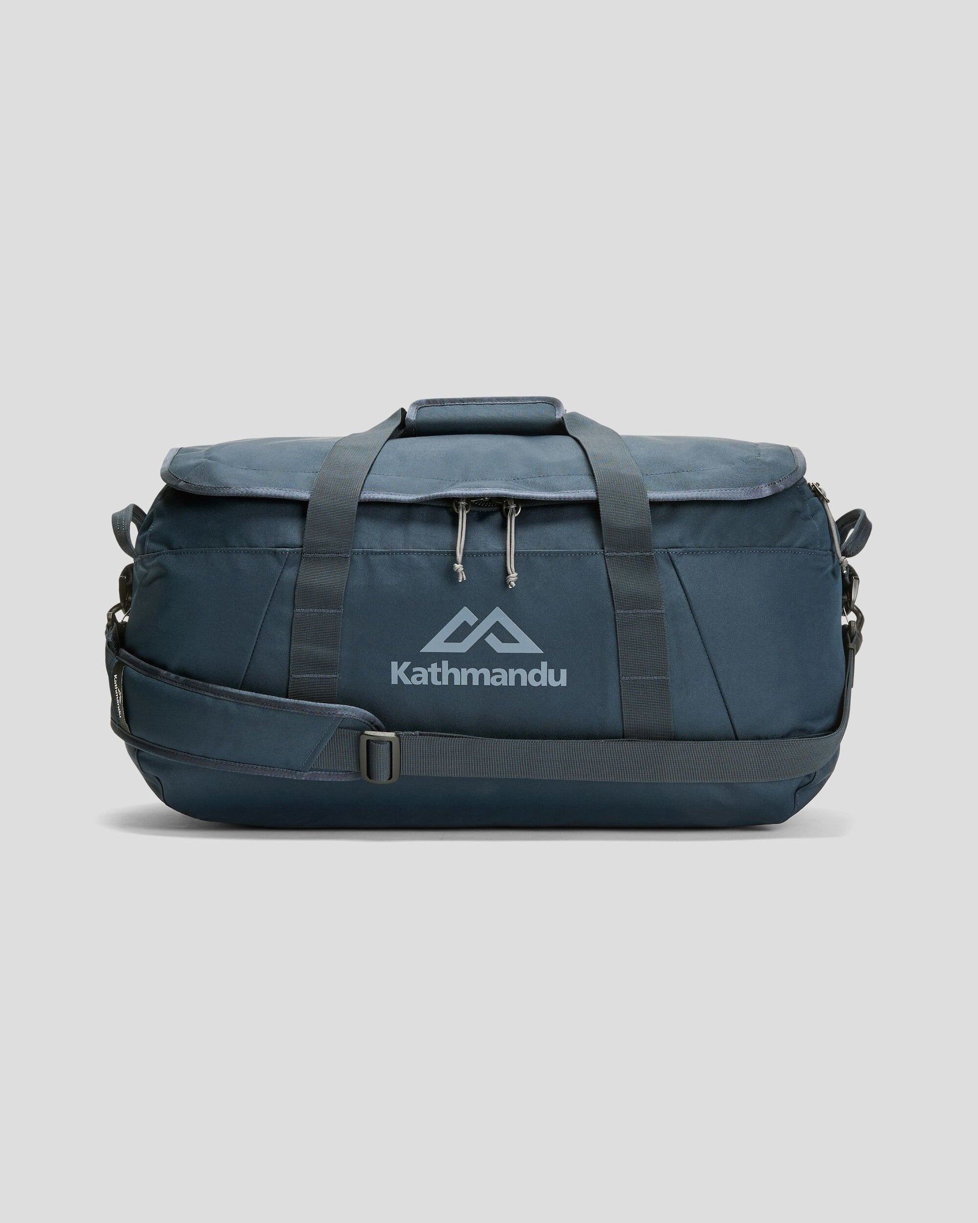 50L Indus Base Duffel Bag - Waterproof Travel Duffel for Gym, Camping & Weekend Trips - Pure Navy Blue Carry-On Luggage