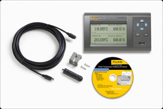 Fluke 1620A Digital Thermometer Hygrometer - High Accuracy Temperature & Humidity Meter for HVAC, Laboratories, Food Storage & Indoor Air Quality Monitoring